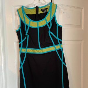 Etcetera Geometric Dress Size 4